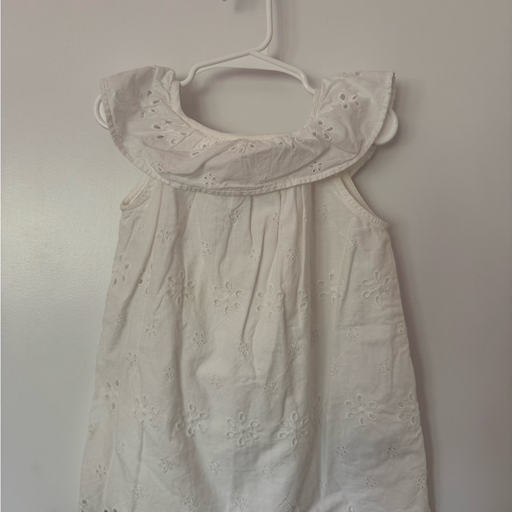 GAP Baby White Eyelet Dress